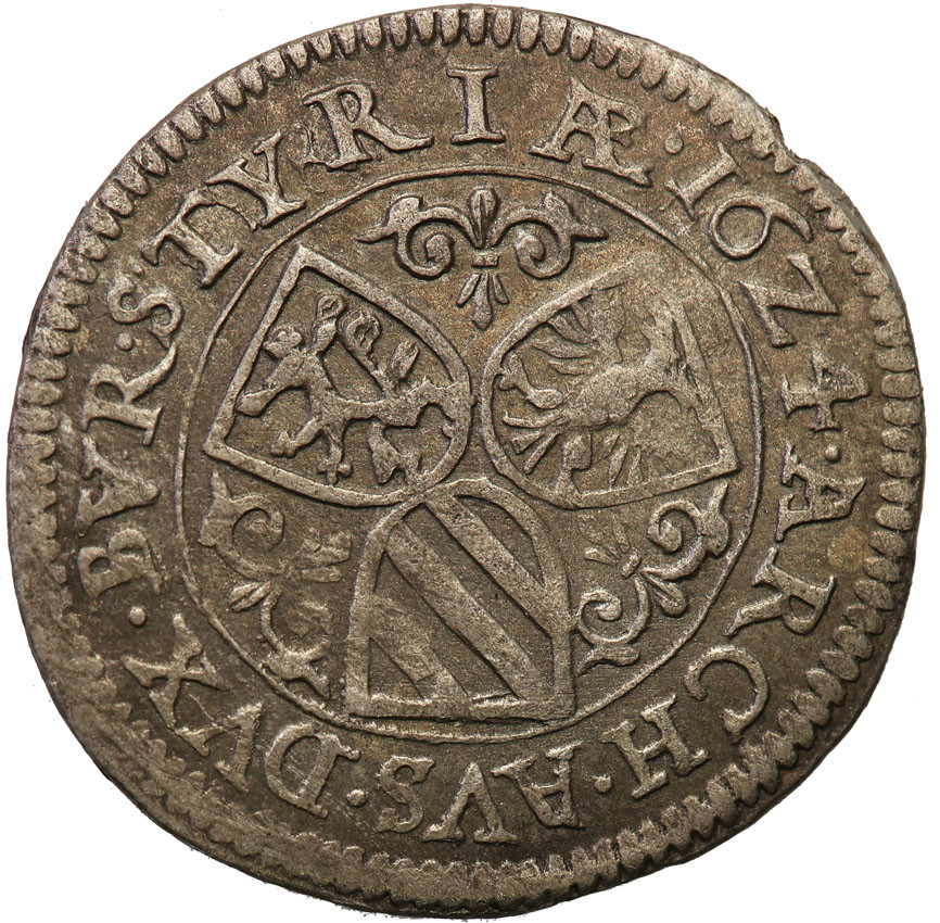 Austria. Ferdynand III (1619-1637). 3 krajcary 1624, Graz